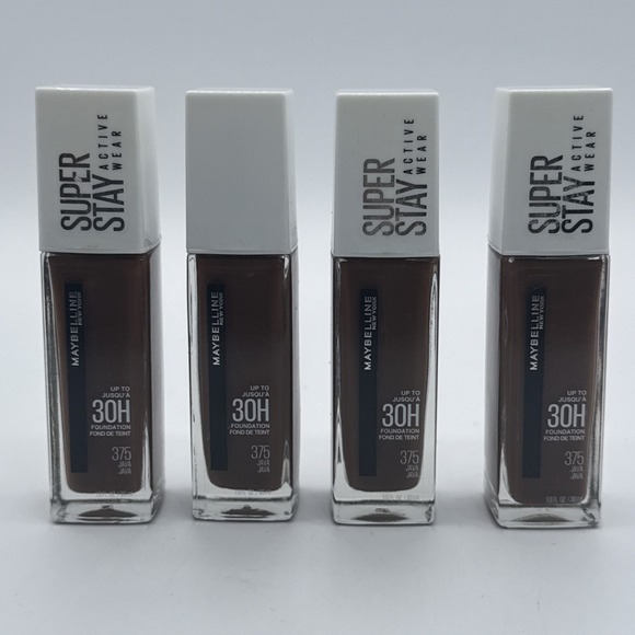 Maybelline New York Other - Maybelline 4-PACK Super‎ Stay Foundation 375 Java 30H Full Wear 1oz New